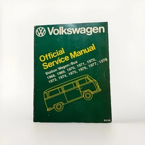Volkswagen VW Bus RV 1968-1978 Shop Repair Service Manual Wiring Diagrams Engine - Picture 1 of 6
