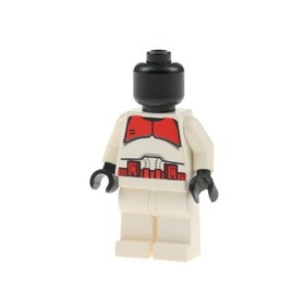 1x LEGO Mini Figurine Star Wars Clone Shock Trooper Coruscant Guard White 7671