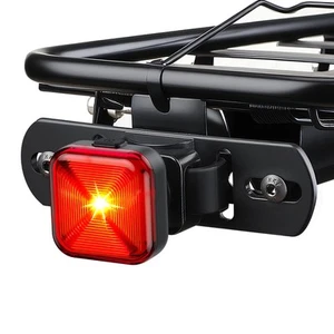 Bike Tail Light for Rear Bike Rack Mounting, USB Rechargeable LED Bicycle Rea... - Picture 1 of 7
