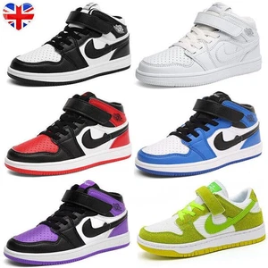 2025 Boys Girls Running Trainers Kids Casual Sports Shoes Gym School Sneakers UK - Picture 1 of 19