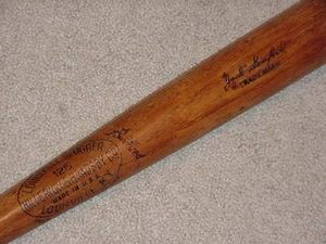 Jack Sanford H&B Game Used Bat Washington Senators - Picture 1 of 1