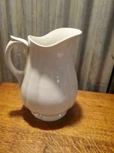 Vintage white pitcher - Picture 1 of 3