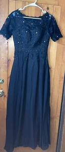 Black Formal Dress Jaeden Size L - Picture 1 of 7