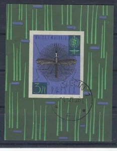 va773 Polen /Insekten MiNr Block 27 o - Imagen 1 de 1