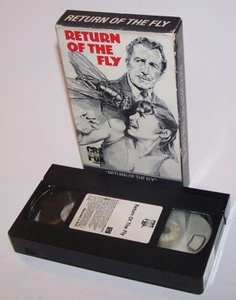 1987 Return of the Fly (1959) VHS CBS/Fox Home Video VHS Cassette -Vincent Price - Imagen 1 de 3