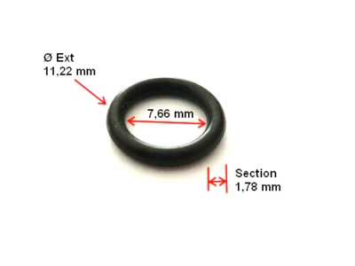 500675282 Joint torique connecteur 7,66 x 1,78 centrale vapeur DOMENA CLASS120
