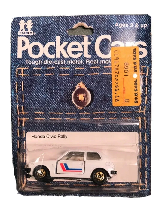 TOMY POCKET CARS HONDA CIVIC RALLY NUEVO STOCK ANTIGUO NUEVO EN PAQUETE 1974 Foto 1 de 1