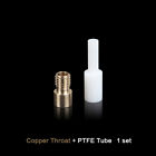 Kit module tube 2 en 1 Hotend coupe de chaleur acier inoxydable gorge cuivre PTFE