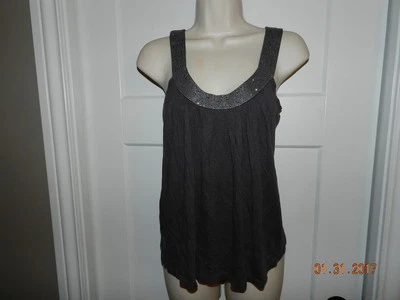 Серебряный и серый Dreamweight хлопок Майка Express очень маленький XS - Изображение 1 из 4