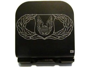 USAF Operations Support Badge Laser Etched Aluminum Hat Clip Brim-it - Picture 1 of 9