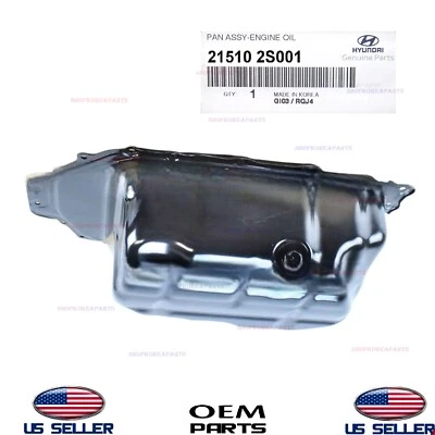 Cacerola de aceite de motor genuina OEM 2020-2023 Hyundai Sonata Kia Sorento 2,5 L no turbo  Foto 1 de 2