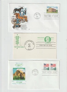 USA FIRST DAY COVERS LOT OF 3, KENTUCKY STATEHOOD, YOSEMITE, NM or Better! - Picture 1 of 1
