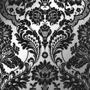 Graham and Brown Wallpaper Roll Metallic Gothic Damask Residential Strippable - Picture 1 of 4