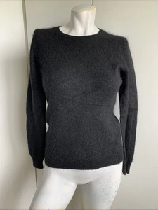 100% Cashmere women’s small Charter Club black long sleeve pullover sweater  - Picture 1 of 4