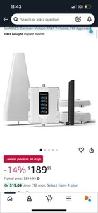 Amazboost Cell Phone Booster with LCD Display - Photo 1 sur 4