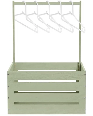 Caixa de chá de bebê de madeira armário cesto de madeira nova cesta de presente para bebê com alça... - Imagem 1 de 4