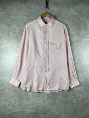 Ermenegildo Zegna Classic Pink Button Up Long Sleeve Shirt Size XLL(VI) - Image 1 of 4