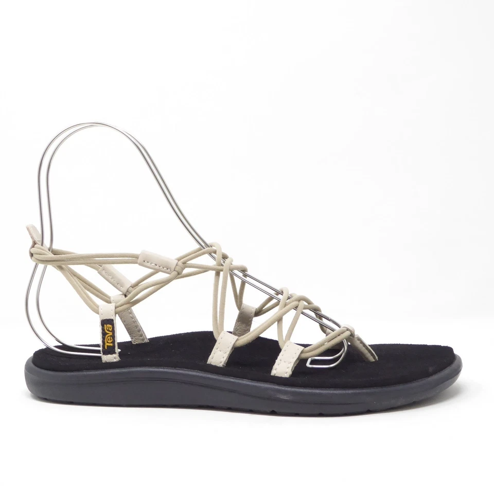 Босоножки Teva женские Voya Infinity с ремешками плоские светло-бежевые размер 10 - Изображение 1 из 4