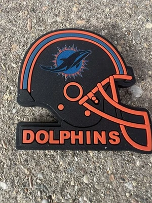 DE COLECCIÓN NFL MIAMI DOLPHINS CASCO ALTERNATIVO GOMA CLASIFICACIÓN TABLERO NEVERA IMÁN Foto 1 de 4