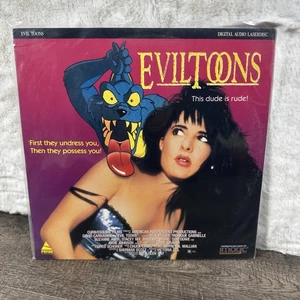 Evil Toons Laserdisc LD 1991 Horror Cult - Fred Olen Ray Prism LD - Picture 1 of 2