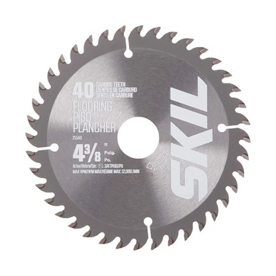 Skil 75540 4-3/8 дюйма на 40T твердосплавное лезвие для пола один размер - Изображение 1 из 4
