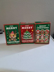 3 Baustein Sets Weihnachtsbaum, 2 Rentiere - Bild 1 von 4
