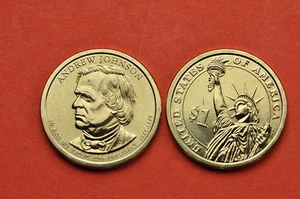 2011 P&D  BU Mint State(Andrew Johnson) US Presidential One Dollars (2 coins) - Bild 1 von 1