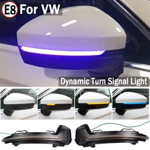 For VW Tiguan MK2 MK3 Volkswagen LED Dynamic Turn Signal Light Side Mirror Lamp - Picture 1 of 6