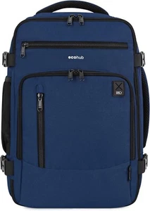 ECOHUB Rucksack Reiserucksack Flugzeug Für Easyjet Handgepäck 45X36X20 Groß Ruck - Bild 1 von 6