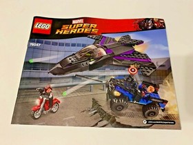 LEGO 76047 Marvel Super Heroes Black Panther Pursuit Instructions Manual