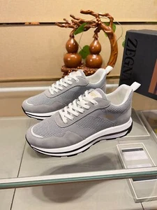 Ze&gna Men's shoes lace-up mesh breathable - Picture 1 of 14