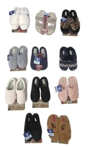 NWT Dearfoams Womens Memory Foam Slippers with No Sweat Comfort Assorted Sz S-XL - Picture 1 of 31