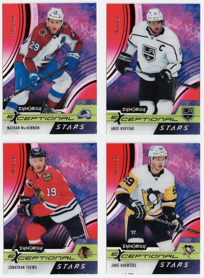 2021-22 Upper Deck Synergy Exceptional Stars Red #/499 Pick From List !! - Image 1 of 1