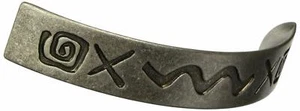 Pull Cabinet Dresser Hardware Pewter Scribe Southwest  - Picture 1 of 2