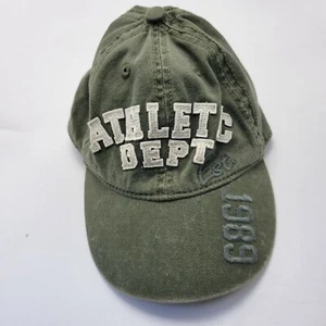 Athletic Dept Hat Cap Green Adult Small to Medium 4-7 Strapback G7D - Picture 1 of 4