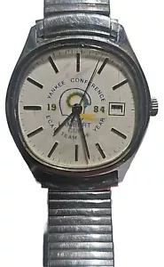 Vintage Jostens Watch Wristwatch - Yankee Conference 1984 ECAC - LAMBERT CUP - Picture 1 of 16