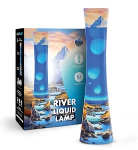 15.5" River Oasis, Relaxing Liquid Lamp, Mood Light, Home Decor For Living Room - Picture 1 of 7