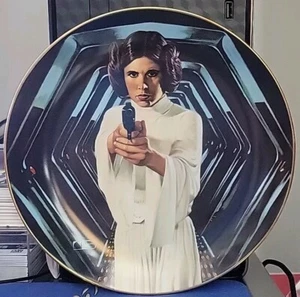 Star Wars Hamilton Collection - Princess Leia Collector Plate & COA - Bild 1 von 4