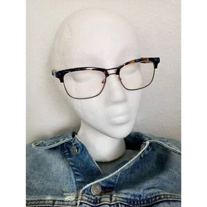 CAVAL Brille Retro Look Gold Metallgestell Blau Braun Marmoriert Kunststoff - Bild 1 von 9