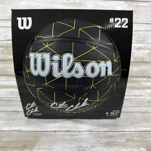 Wilson Caitlin Clark WNBA Repetition schwarz & gelb Basketball Größe 6 NEU - Bild 1 von 4