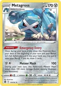 Metagross - Halo Rare - Silver Tempest - 119/195 - Picture 1 of 1