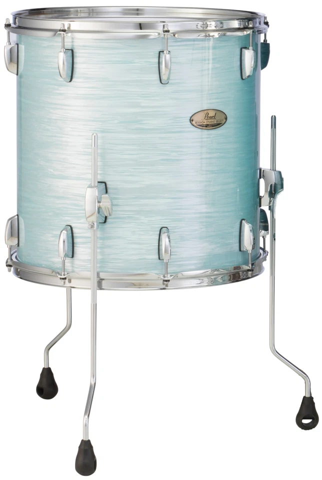 Pearl Session Studio Select Ice Blue Oyster 14x14" Floor Tom Drum con distribuidor de patas Foto 1 de 1