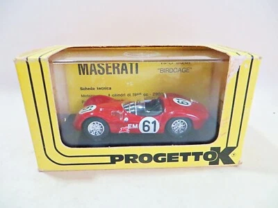 PROGETTO K 022 'MASERATI BIRDCAGE, NURBURGRING 1960 #61' 1:43. MIB/BOXED. - Image 1 of 4