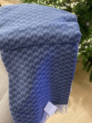 Decke aus Merino- und Kaschmirwolle Schafwolldecke Öko-Wolle - Bild 1 von 4