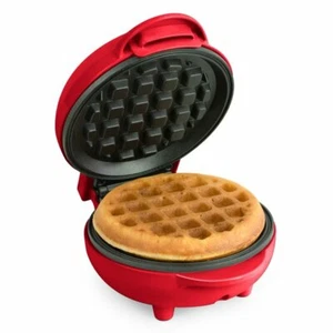 NEW Red My Mini Waffle Maker By Nostalgia MyMini - Picture 1 of 2
