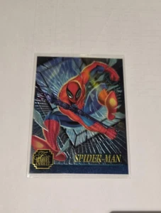 95 Flair Marvel Annual Fleer Chromium Trading Card 1of 12 - Spider-Man - Bild 1 von 2