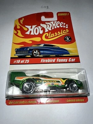 HOT WHEELS CLASSICS FIREBIRD FUNNY CAR SERIES 1 #18 of 25 New Diecast Toy Car - Image 1 of 2