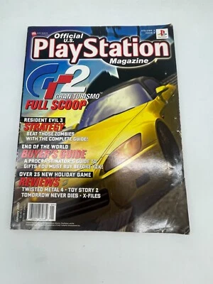 Revista Oficial Playstation EE. UU. Enero 2000 Vol 3 Edición 4 GT2 Resident Evil 3 Foto 1 de 4