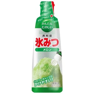 Imuraya Melonengeschmack Mitsu traditioneller japanischer Shaved Ice Sirup 井村屋 氷みつボトル メロン - Bild 1 von 4