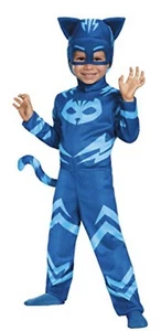 Verkleidung Catboy klassisch Kleinkind PJ MASKEN Kostüm - groß (4-6) Alter 4+ NEU! - Bild 1 von 8